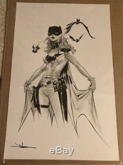 Jae Lee Original Art Batgirl Sketch 11x17