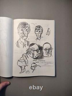 James McQuade Author Misty Comic Series Personal Sketch Book Original Comic Art