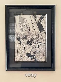 Jamie Biggs Spiderman vs Scorpion Original Comic Art McFarlane Style, 1/1