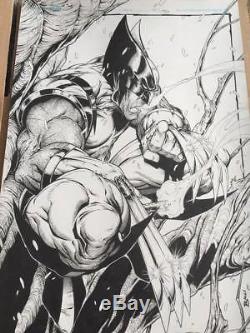 Jamie Biggs Wolverine original art Marvel X-men