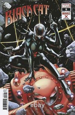 Jay ANACLETO Black Cat 8 Marvels X Black Widow Variant Original COVER Art Earth