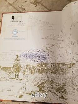 Jean Giraud'Moebius' Signed withSketch La Derniere Carte Jean-Michel Charlier