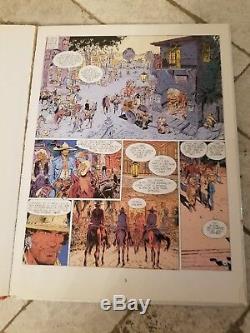 Jean Giraud'Moebius' Signed withSketch La Derniere Carte Jean-Michel Charlier