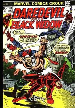 Jeff Aclin Vintage 1978 Spider-man, Daredevil, Black Widow Original Art