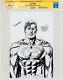 Jerry Ordway Cgc Ss Original Signed Dc Comics Art Sketch Superman Man Of Steel