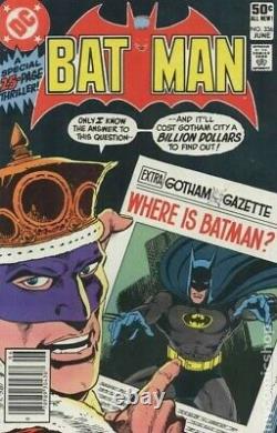 Jim Aparo Batman #336 Cover (DC, 1981) Original Comic Art. Stunning
