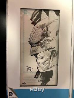 Jim Lee Blueline Batman Original Art Sketch SDCC Exclusive Signature Series CGC