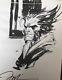 Jim Lee Commission Sketch Original Art Wolverine With Background