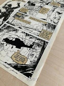 Jim Lee Original Art Punisher War Journal #10 Marvel