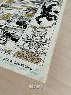 Jim Lee Original Art Punisher War Journal #10 Marvel