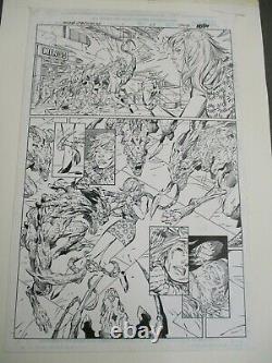 Jim Lee Original Art Witchblade/x-men/silver Age # 1 Page 22