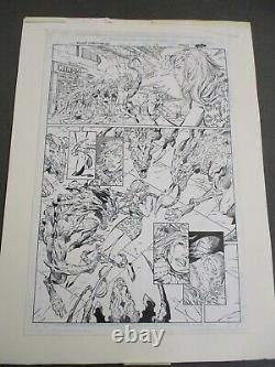 Jim Lee Original Art Witchblade/x-men/silver Age # 1 Page 22