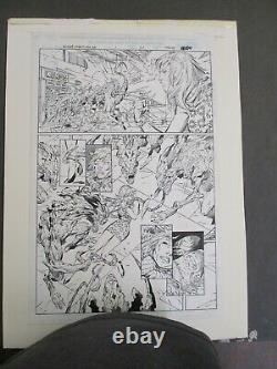 Jim Lee Original Art Witchblade/x-men/silver Age # 1 Page 22