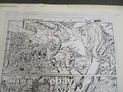 Jim Lee Original Art Witchblade/x-men/silver Age # 1 Page 22