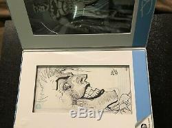 Jim Lee Sdcc 2015 Blue Line Batman Joker Harley Quinn Original Art Sketch Set