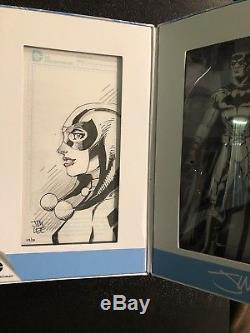 Jim Lee Sdcc 2015 Blue Line Batman Joker Harley Quinn Original Art Sketch Set