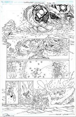 Jim Lee Superman Unchained #7 p 19 Original Art