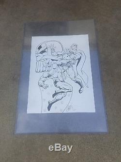 Jim Starlin Original Art Thanos Adam Warlock Captain Marvel