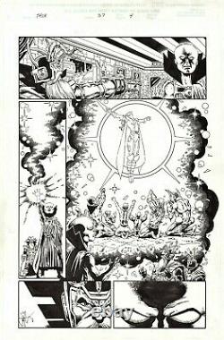 Jim Starlin Signed 2001 Thor Orig. Art-odin, The Watcher, Tarene! Free Shipping