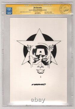 Jim Steranko CGC SS Signed Original Avengers Comic Art Sketch Captain America