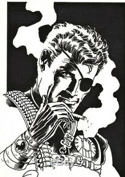 Jim Steranko Signed Nick Fury Original Art-s. H. I. E. L. D, Avengers