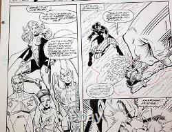 Jim Valentino Original Art Guardians Of The Galaxy Story Page 15 Issue 11 SIGNED