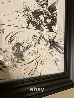 Jock Batman Who Laughs #5 Pg 9 Original Art Scott Snyder Writer Great Action