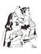 Joe Giella Signed Superman, Batman, Wonder Woman Original Art-free Shipping