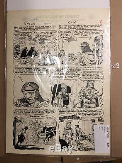 Joe Orlando EC Comics Valor #4 9-10/1955 Page 6 Original Comic Art E. C
