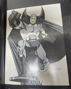 John Beatty Signed Original Ink Sketch Of Mister Miracle 2010 DC Comic Art 9x12