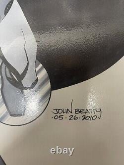 John Beatty Signed Original Ink Sketch Of Mister Miracle 2010 DC Comic Art 9x12