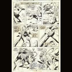 John Buscema & Dick Giordano original inks for the horror SciFi Worlds Unknown