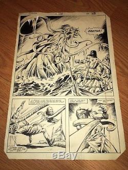John Buscema Original Comic Book Art- 1/2 SPLASH CONAN 136 Pg 23