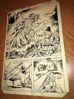 John Buscema Original Comic Book Art- 1/2 SPLASH CONAN 136 Pg 23