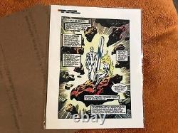 John Buscema Silver Surfer Judgement Day #1 Rare Production Art Pg 11 marvel