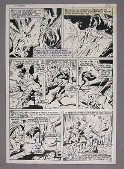 John Buscema/Tom Palmer Nice Action Page. Avengers 81 Page 19. Red Wolf, Thor