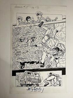 John Byrne Original Art Spider-Man Splash Page (1999)