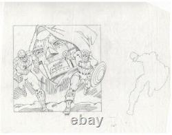 John Romita Sr Original Cover Art Prelim Spiderman Dr Doom Captain America 1979