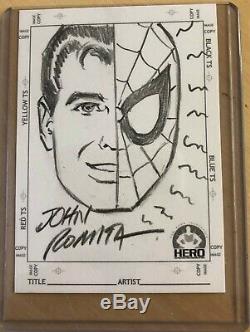 John Romita Sr. Spider-Man/Peter Parker original art sketch card