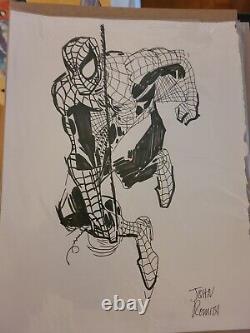 John romita sr Spiderman sketch
