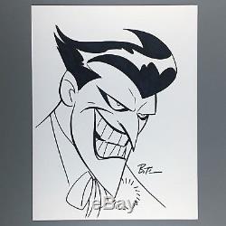 Joker Sketch BRUCE TIMM Original Art on 8.5x11 SDCC