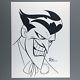 Joker Sketch Bruce Timm Original Art On 8.5x11 Sdcc