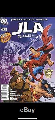 Jose Luis Garcia Lopez Justice League Of America Classified #16 Cover Free Ship