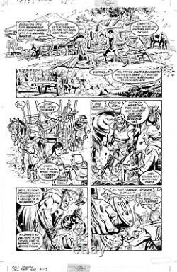 Jose Luis Garcia Lopez SUPERMAN KAL Original DC Comic Art Interior Panel Page