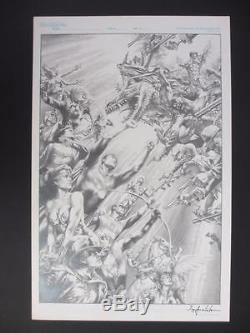 Justice League of America 80 Page Giant #1 (Original Art) Cover by Jay Anacleto