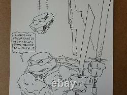 KEVIN EASTMAN Original Art TMNT Leonardo Sketch