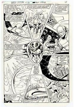 Keith Pollard and Mike DeCarlo Green Lantern #158 Page 14 Splash Original Art