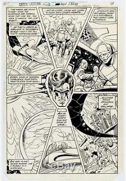 Keith Pollard and Mike DeCarlo Green Lantern #158 Page 14 Splash Original Art