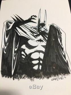 Kelley Jones Batman Sketch Original Art Commission DC Comics
