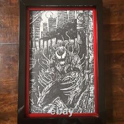 Kevin Eastman Original Artwork Cover Carnage Black White & Blood + CGC 9.8 Sign